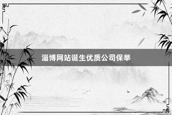 淄博网站诞生优质公司保举